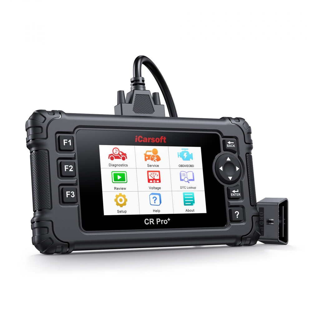 iCarsoft CR Pro+ – profesjonelt OBD2 diagnoseverktøy for alle bilmerker