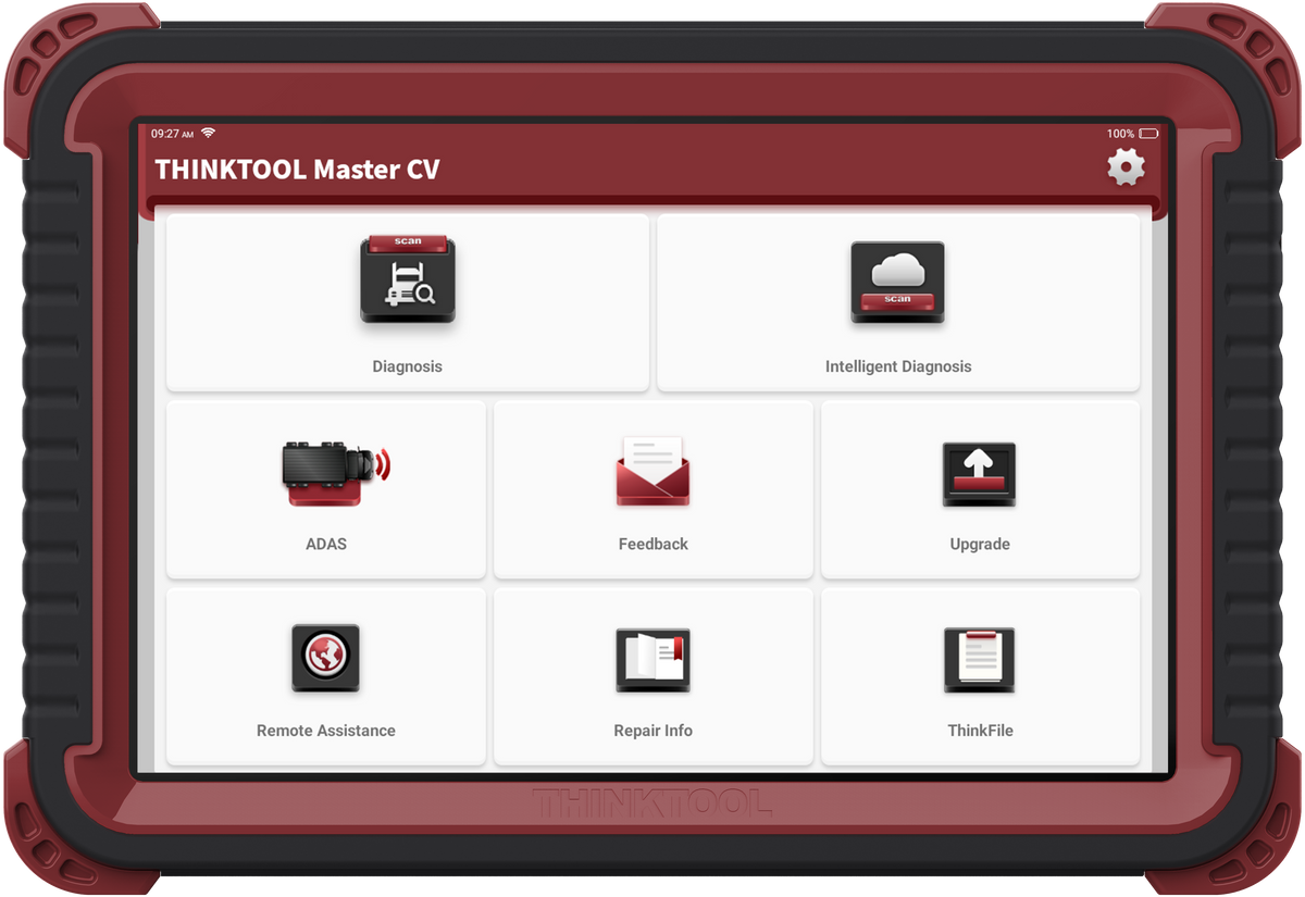 THINKTOOL Master CV tablet og THINKDIAG HML kommunikasjonsmodul