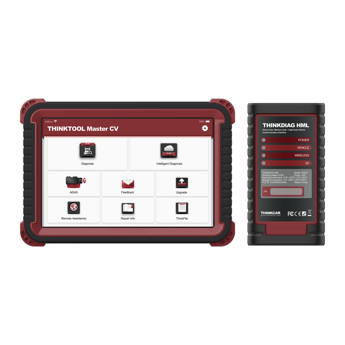 THINKCAR THINKTOOL Master CV – Lastebil, traktor og anleggsmaskin