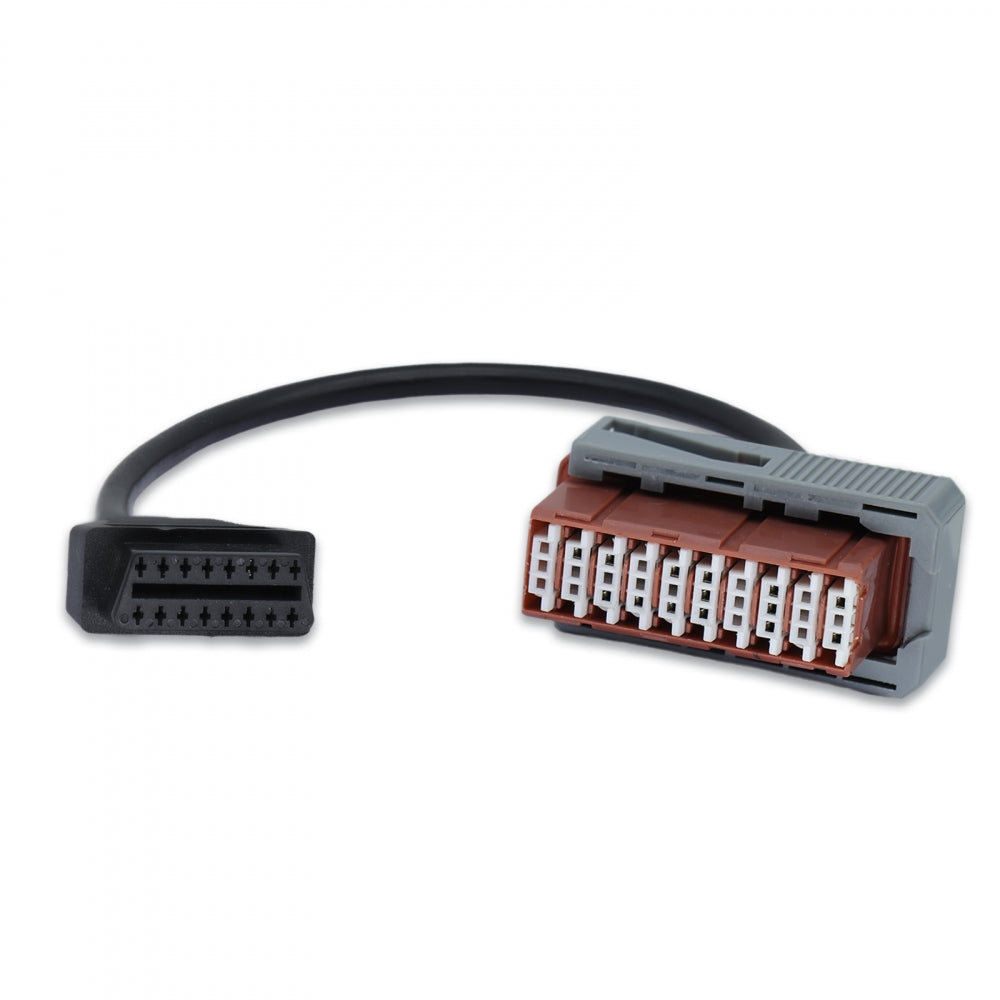 30-pin til OBD2 adapter for PSA (Citroen & Peugeot)