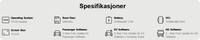THINKCAR Expert 399 spesifikasjoner